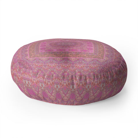 Aimee St Hill Farah Squared Soft Blush Floor Pillow Round