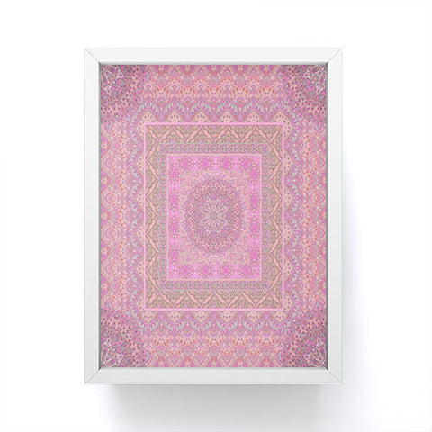 Aimee St Hill Farah Squared Soft Blush Framed Mini Art Print