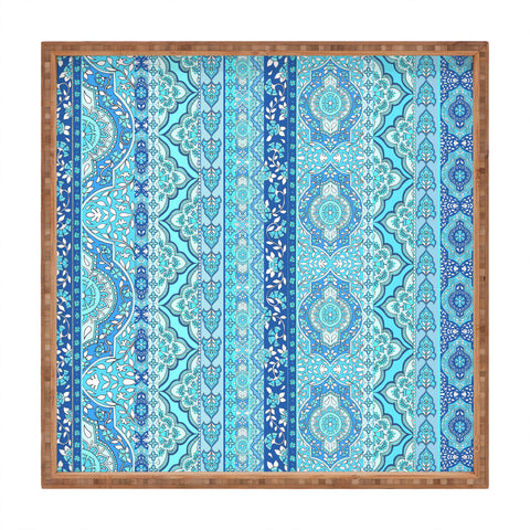 Aimee St Hill Farah Stripe Blue Square Tray