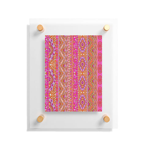Aimee St Hill Farah Stripe Blush Floating Acrylic Print
