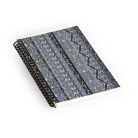 Aimee St Hill Farah Stripe Gray Spiral Notebook