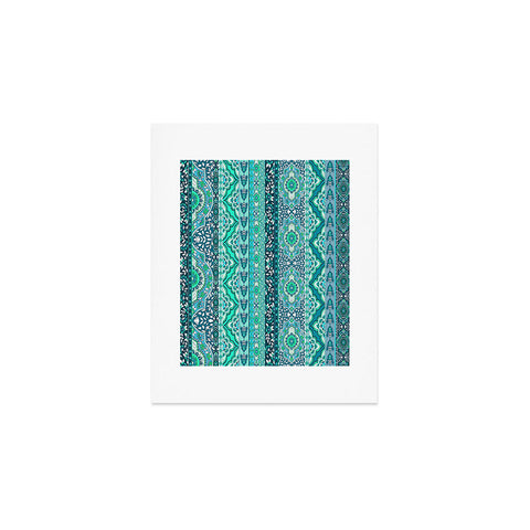 Aimee St Hill Farah Stripe Mint Art Print