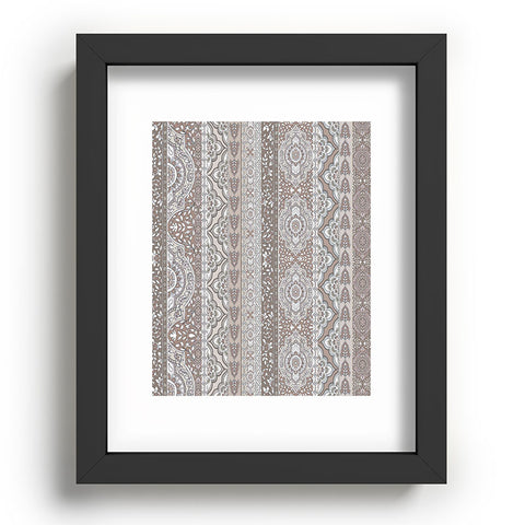 Aimee St Hill Farah Stripe Neutral Recessed Framing Rectangle