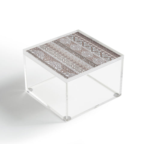 Aimee St Hill Farah Stripe Neutral Acrylic Box