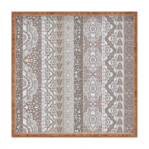 Aimee St Hill Farah Stripe Neutral Square Tray