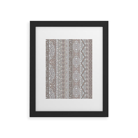 Aimee St Hill Farah Stripe Neutral Framed Art Print