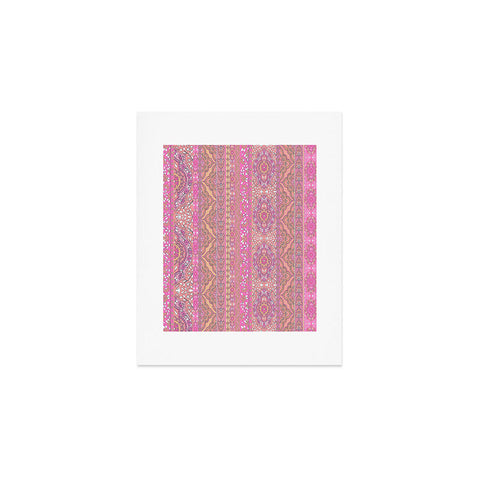 Aimee St Hill Farah Stripe Soft Blush Art Print