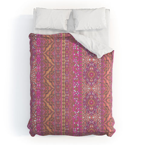 Aimee St Hill Farah Stripe Soft Blush Comforter