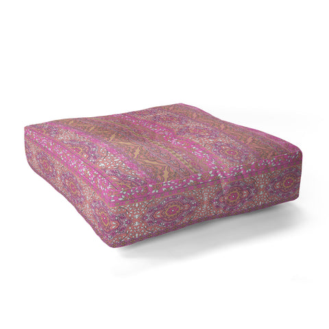 Aimee St Hill Farah Stripe Soft Blush Floor Pillow Square