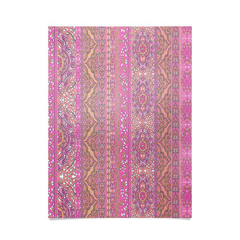 Aimee St Hill Farah Stripe Soft Blush Poster