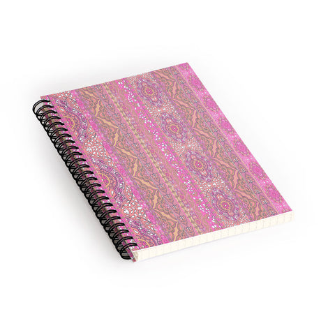 Aimee St Hill Farah Stripe Soft Blush Spiral Notebook