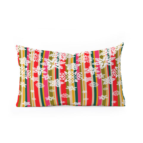 Aimee St Hill Flakes Oblong Throw Pillow