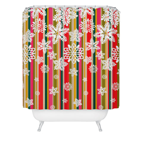 Aimee St Hill Flakes Shower Curtain