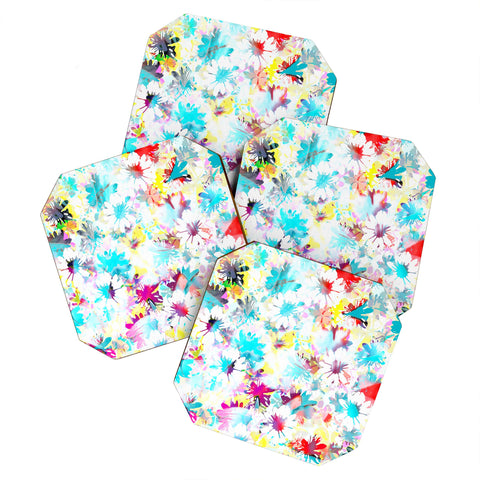 Aimee St Hill Floral 4 Coaster Set