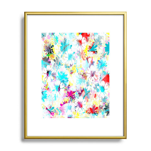 Aimee St Hill Floral 4 Metal Framed Art Print