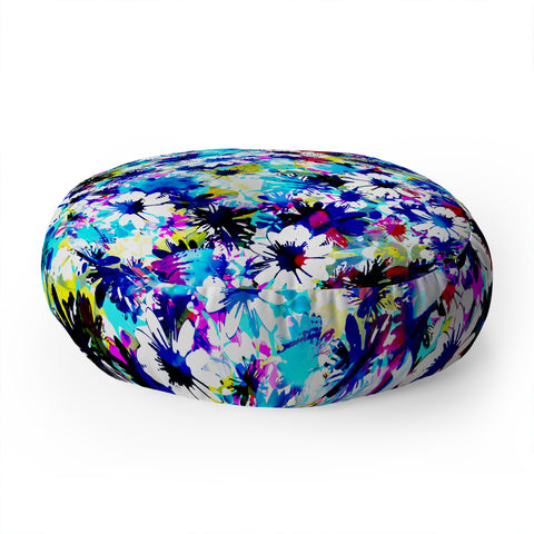 Aimee St Hill Floral 5 Floor Pillow Round