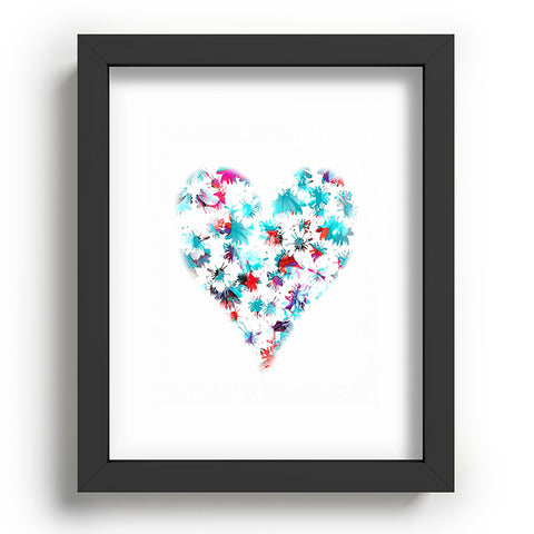 Aimee St Hill Floral Heart Recessed Framing Rectangle