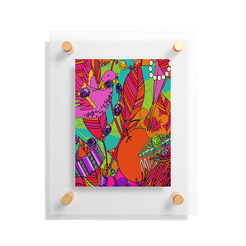 Aimee St Hill Gems And Birds Floating Acrylic Print