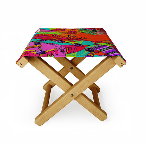 Aimee St Hill Gems And Birds Folding Stool