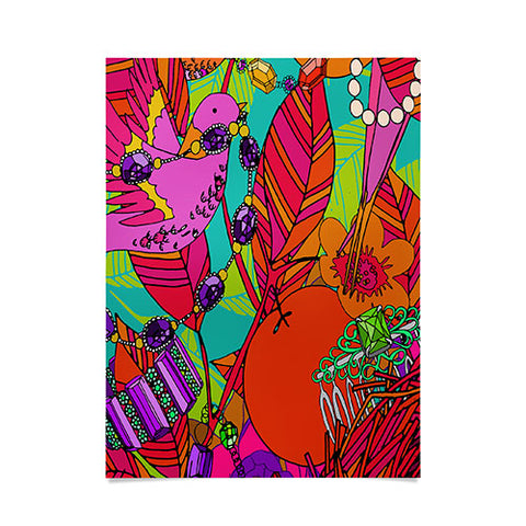 Aimee St Hill Gems And Birds Poster