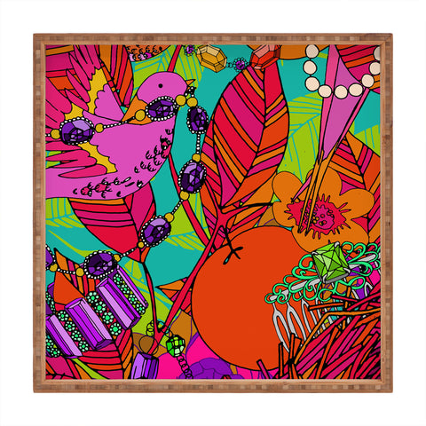 Aimee St Hill Gems And Birds Square Tray