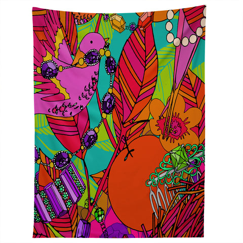 Aimee St Hill Gems And Birds Tapestry