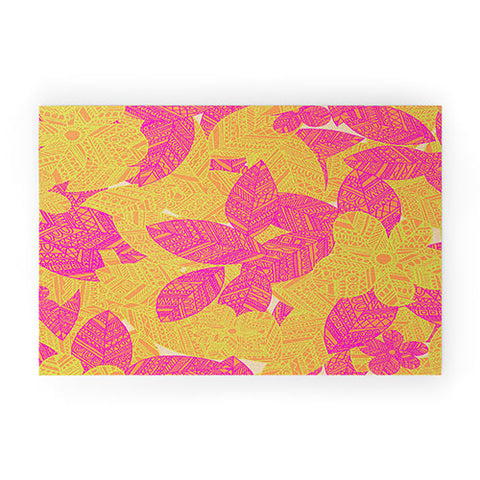 Aimee St Hill Geo Floral Welcome Mat