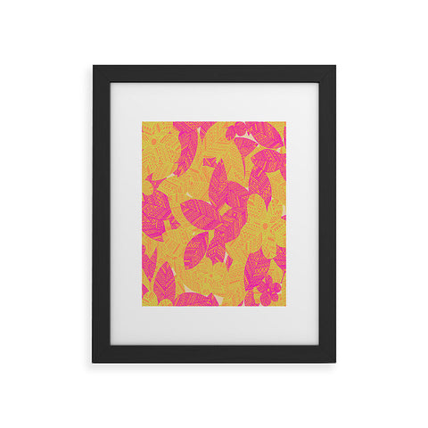 Aimee St Hill Geo Floral Framed Art Print