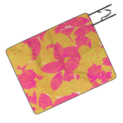 Aimee St Hill Geo Floral Picnic Blanket