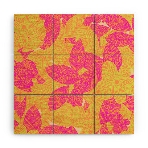 Aimee St Hill Geo Floral Wood Wall Mural