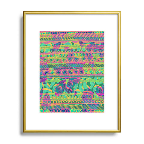 Aimee St Hill Geo Tribal 1 Metal Framed Art Print