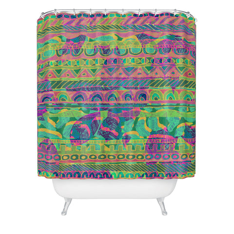 Aimee St Hill Geo Tribal 1 Shower Curtain