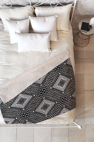 Aimee St Hill Hallows Eve Patchwork Fleece Throw Blanket