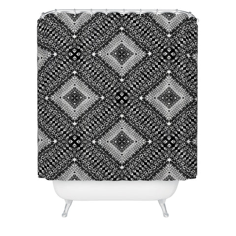 Aimee St Hill Hallows Eve Patchwork Shower Curtain