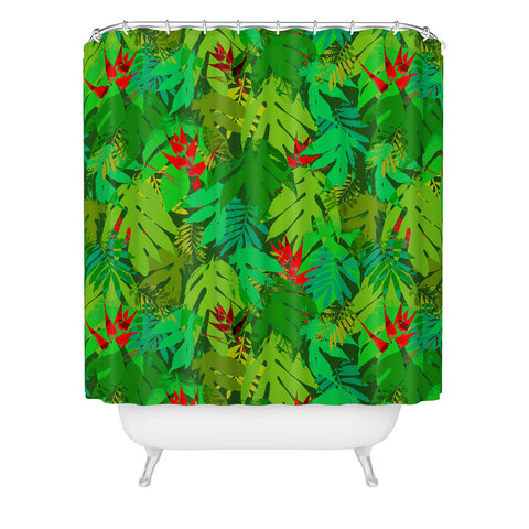 Aimee St Hill Heliconia 1 Shower Curtain
