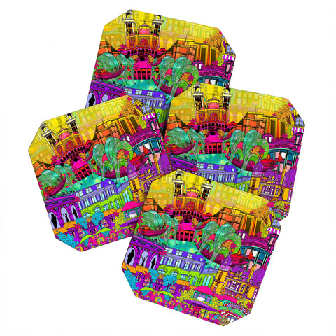 Aimee St Hill I Heart Paris Coaster Set