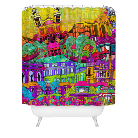 Aimee St Hill I Heart Paris Shower Curtain