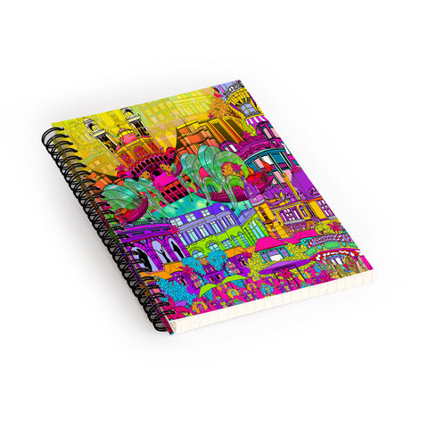 Aimee St Hill I Heart Paris Spiral Notebook