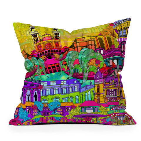 Aimee St Hill I Heart Paris Throw Pillow