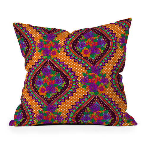 Aimee St Hill Ivy Orange Throw Pillow