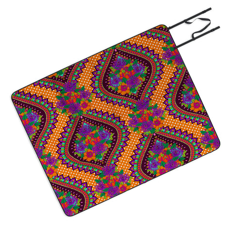Aimee St Hill Ivy Orange Picnic Blanket
