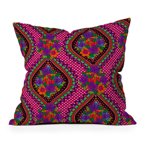 Aimee St Hill Ivy Pink Throw Pillow