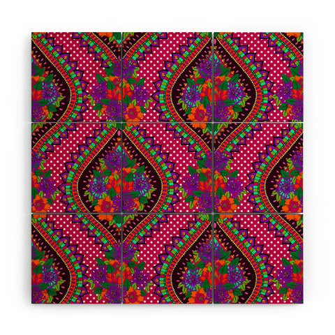 Aimee St Hill Ivy Pink Wood Wall Mural