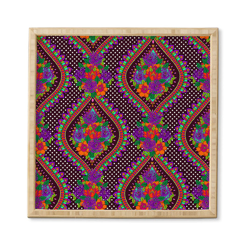Aimee St Hill Ivy Purple Framed Wall Art