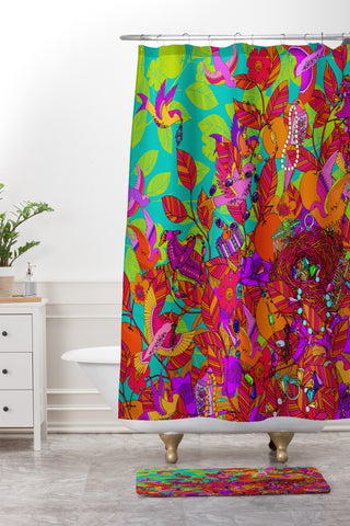 Aimee St Hill Jewel Thief Shower Curtain And Mat