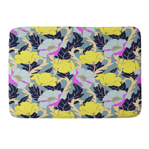 Aimee St Hill June Yellow Memory Foam Bath Mat