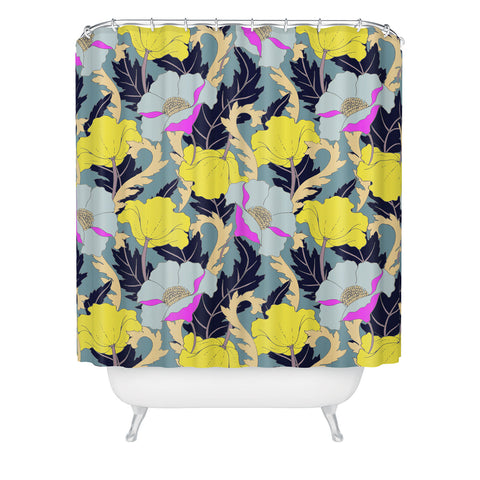 Aimee St Hill June Yellow Shower Curtain