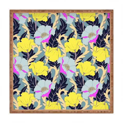 Aimee St Hill June Yellow Square Tray