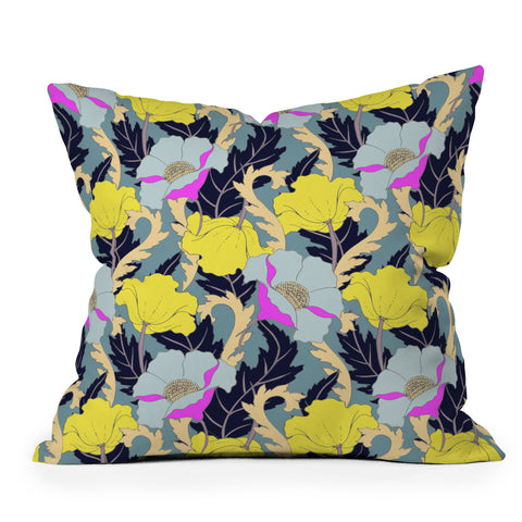 Aimee St Hill June Yellow Throw Pillow