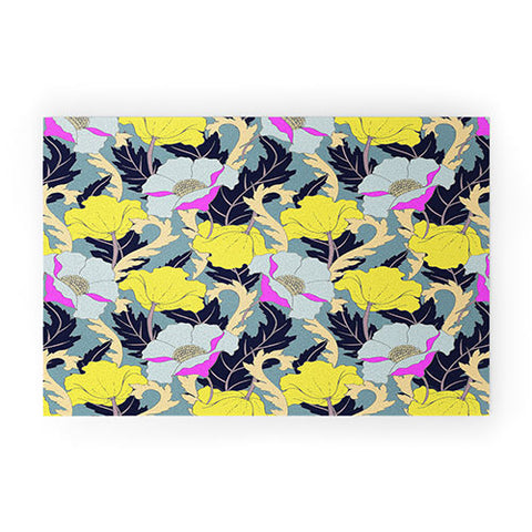 Aimee St Hill June Yellow Welcome Mat